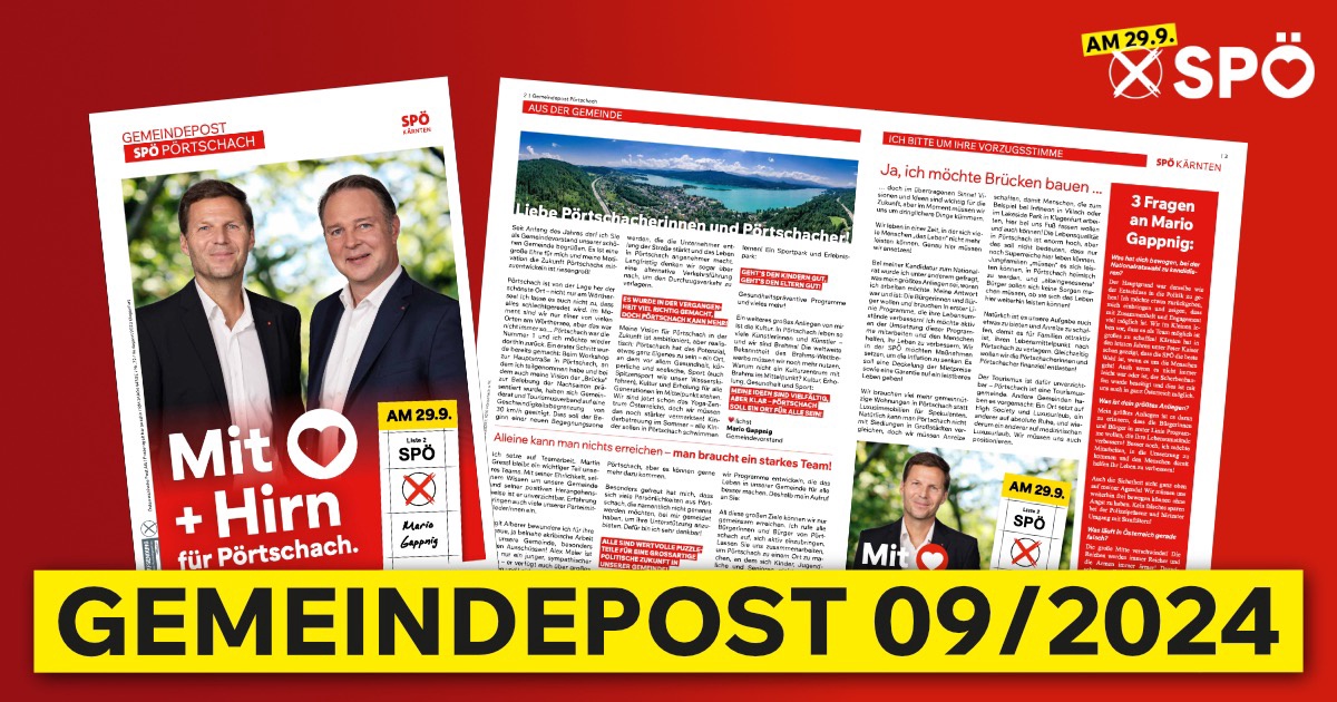 Gemeindepost P&ouml;rtschach September 2024