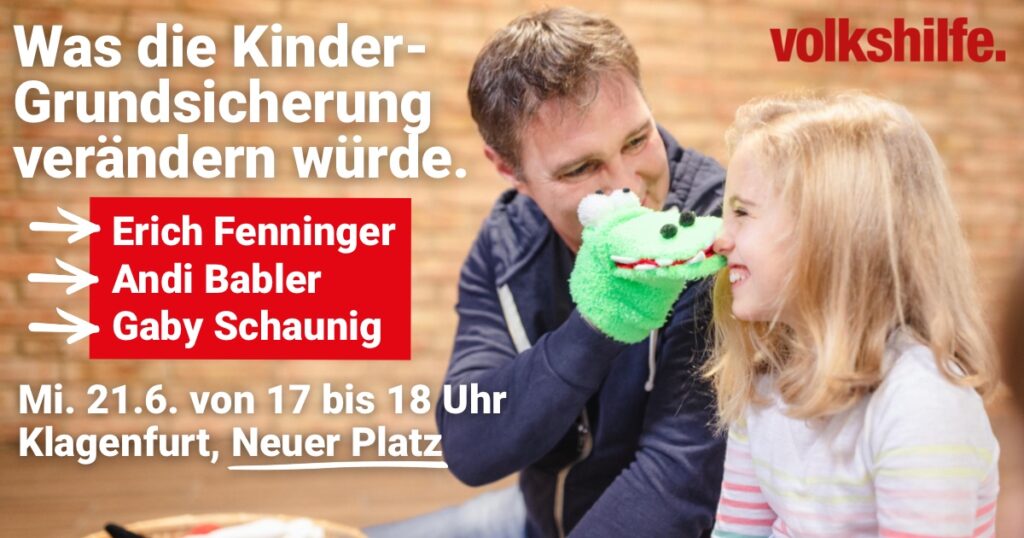 Tour de Chance Veranstaltung in Klagenfurt - Was die Kindergrundsicherung verändern würde